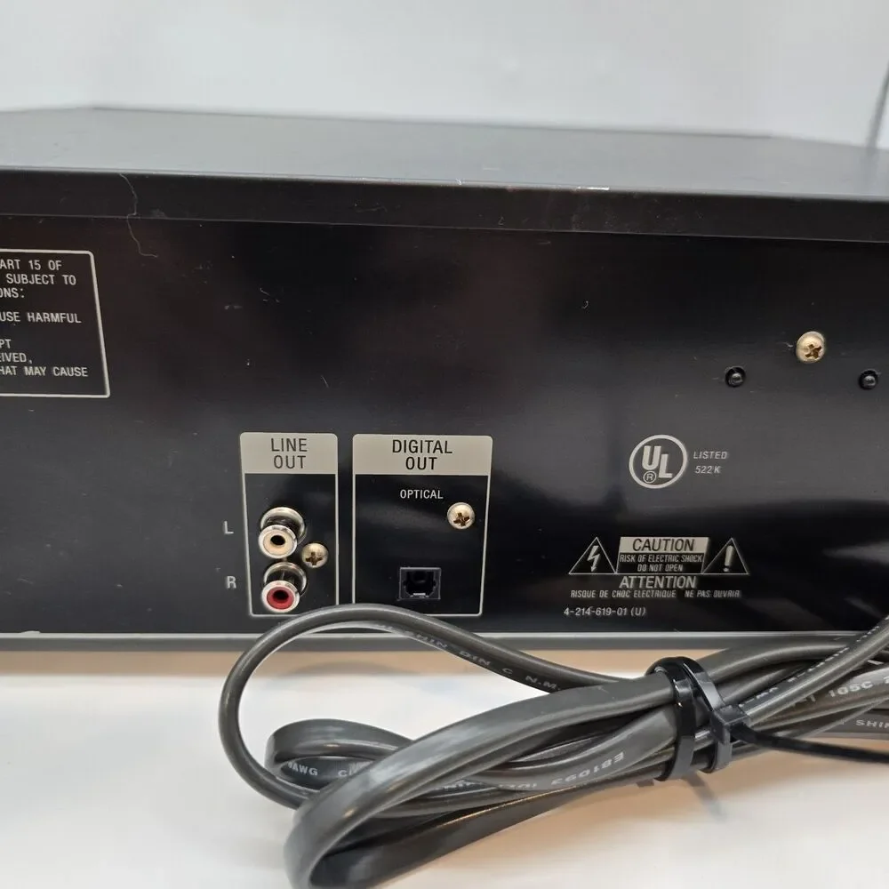 Sony CDP-CE335 5 Disc CD Changer Player Carousel | NO Remote TESTED